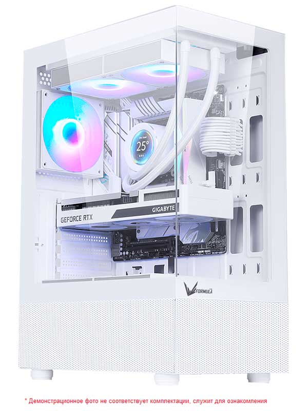 Изображение товара Компьютерный корпус Formula V Line Crystal Z1 White