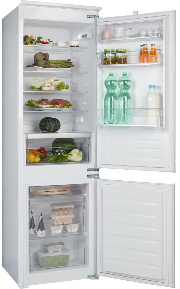Изображение товара Встраиваемый двухкамерный холодильник Franke FCB 320 NE E белый Итальянский дизайн