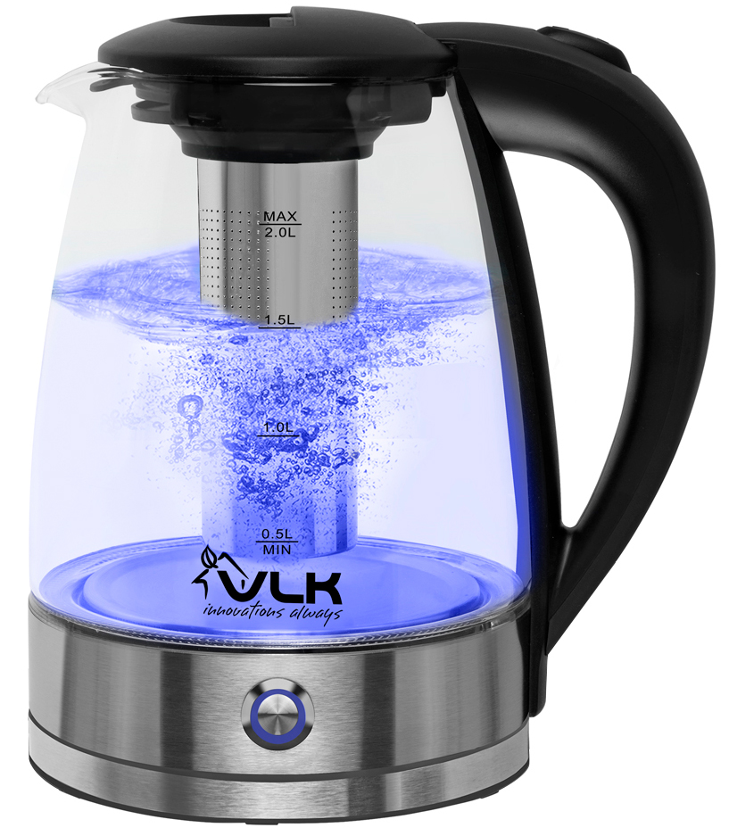 Изображение товара Чайник электрический VLK Siena-6559 черный/стальной