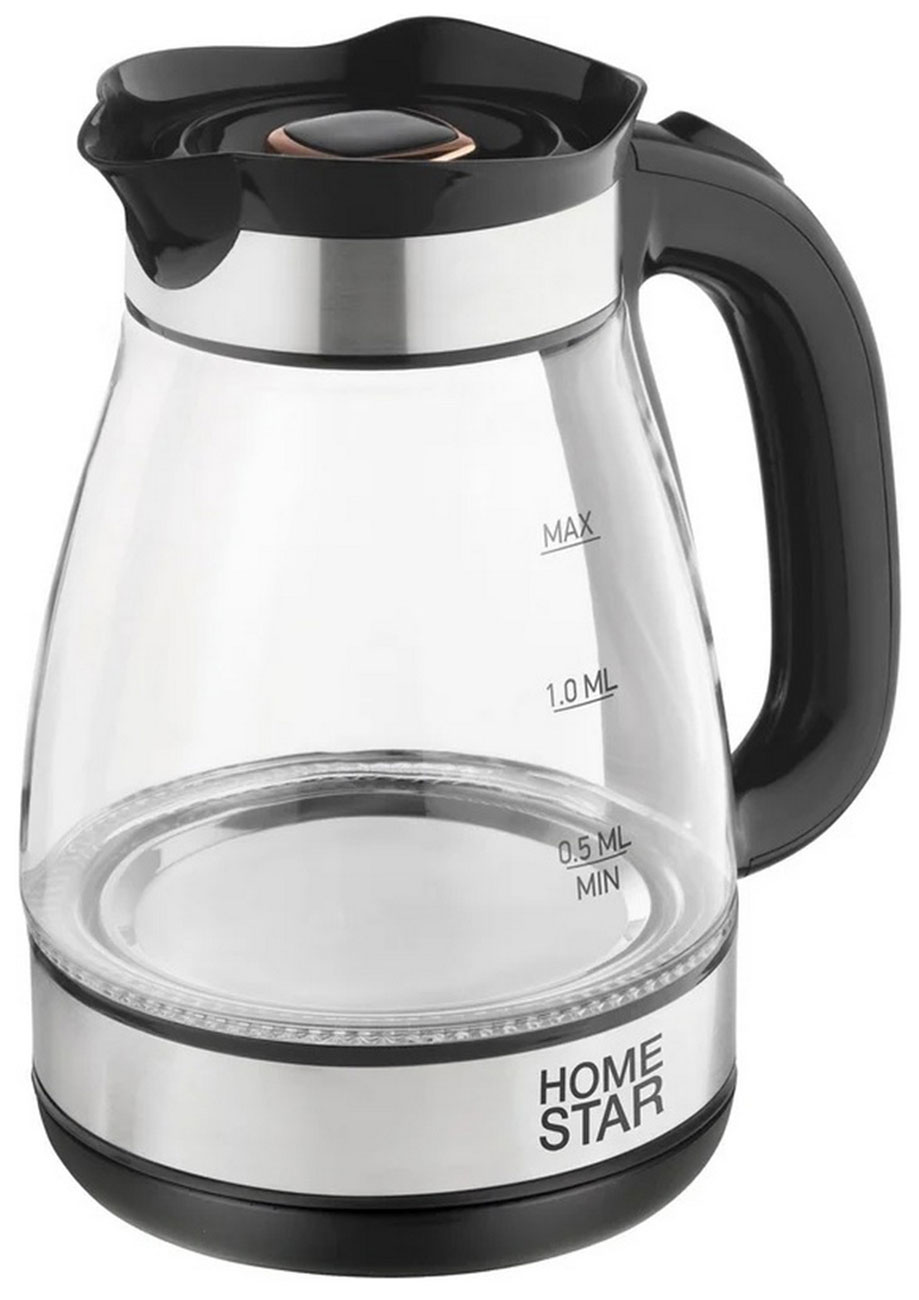 Чайник электрический Homestar HS-1044, 1.8 л, черный (108852) Чайник электрический Homestar HS-1044, 1.8 л, черный (108852)