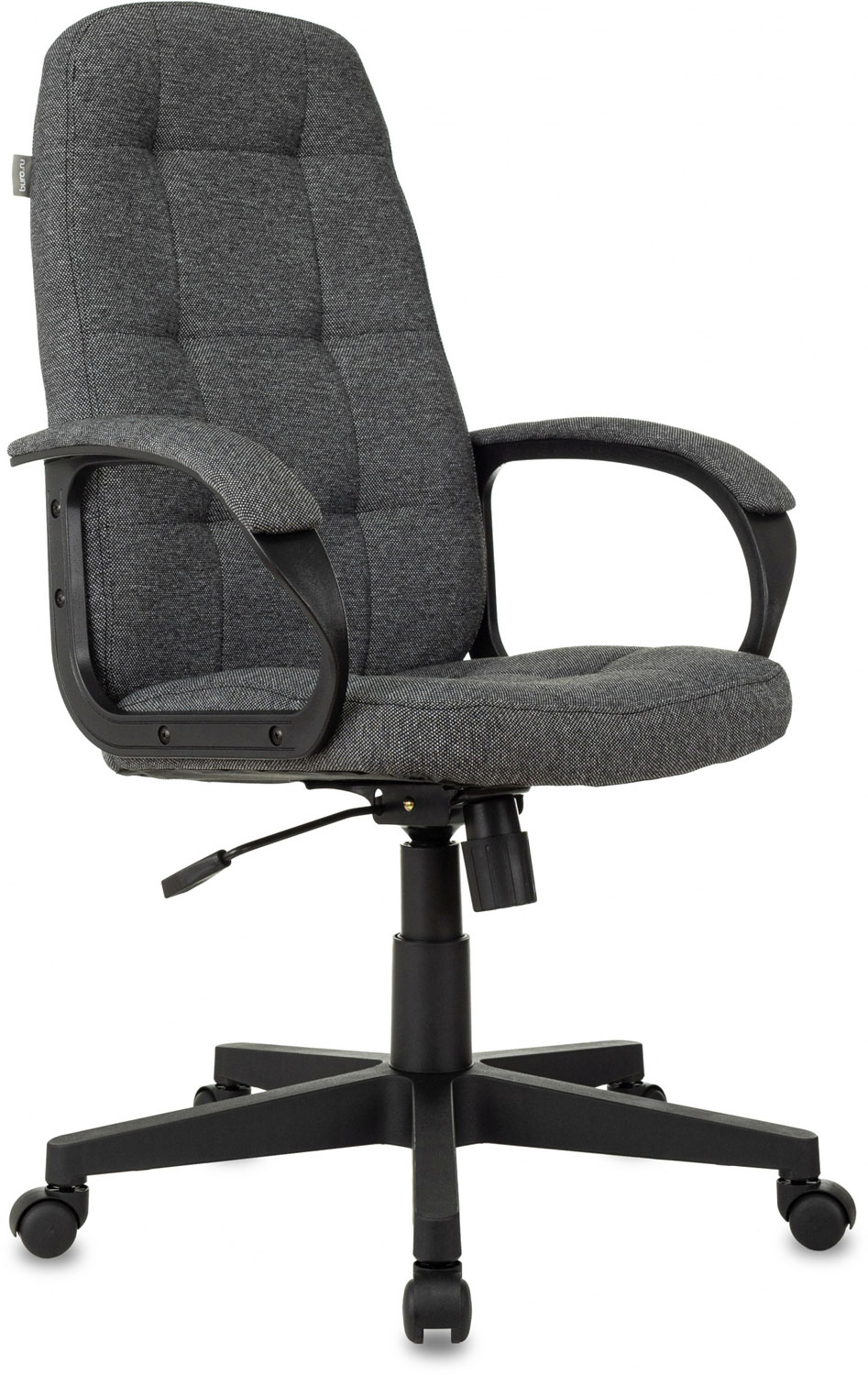 Изображение товара Кресло руководителя Бюрократ CH 002, Fabric, серый, 3C1, крестов. пластик (CH 002 3C1)