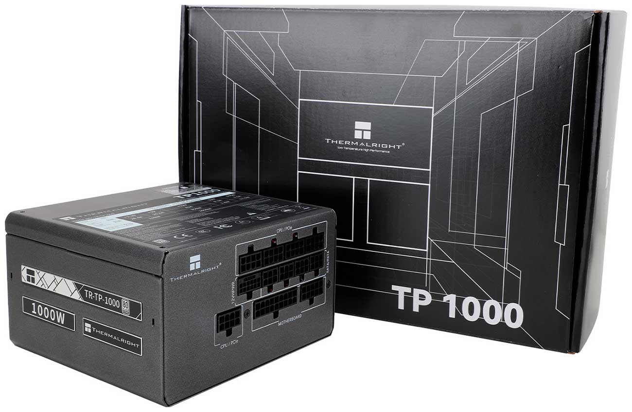 Изображение товара Блок питания Thermalright 1000W Platinum ATX 3.0 TR-TP 1000 надежное решение
