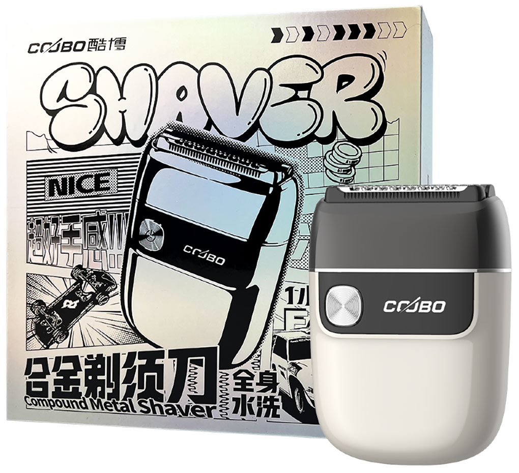 Изображение товара Электробритва Coobo CB-T2 компактная водостойкая сUSB Type-C, 60 мин автономной работы