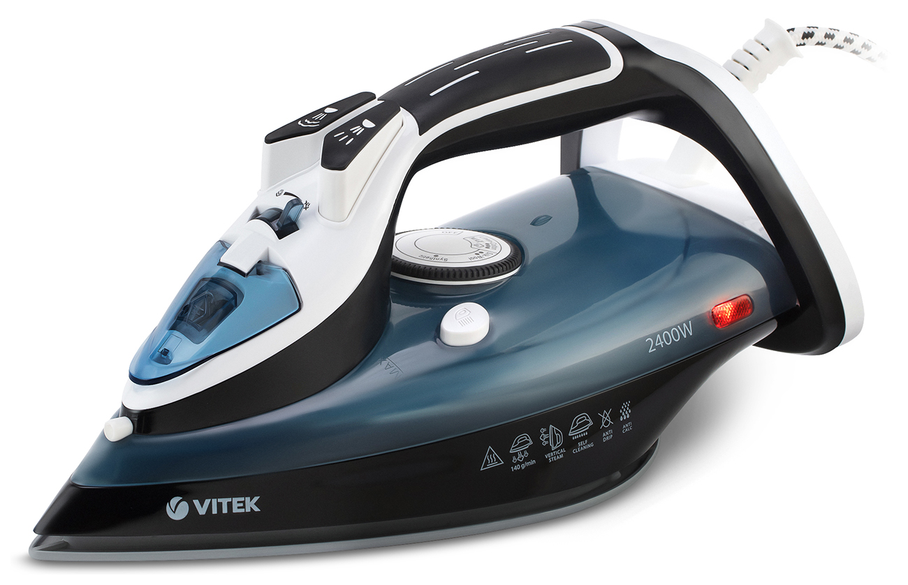 Изображение товара Утюг Vitek VT-8304 2400 Вт вертикальное отпаривание керамическая подошва