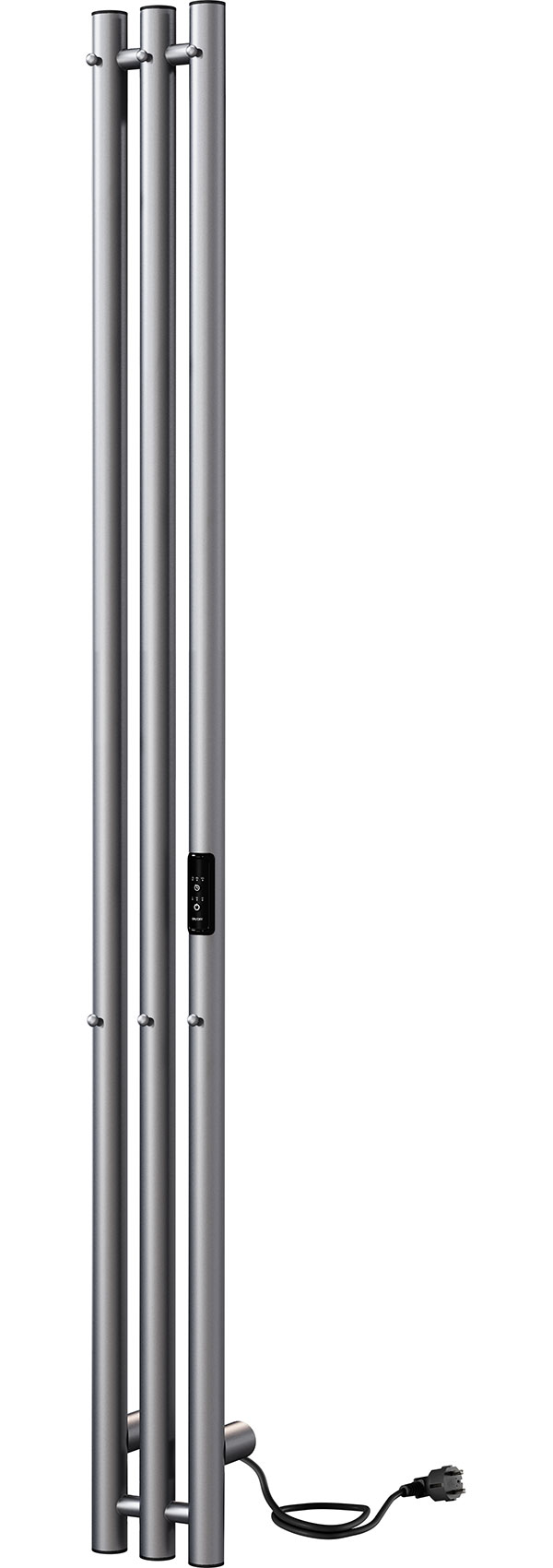 Изображение товара Электрический полотенцесушитель Indigo Style 3 Graphite Metallic 120x13.2x9 см