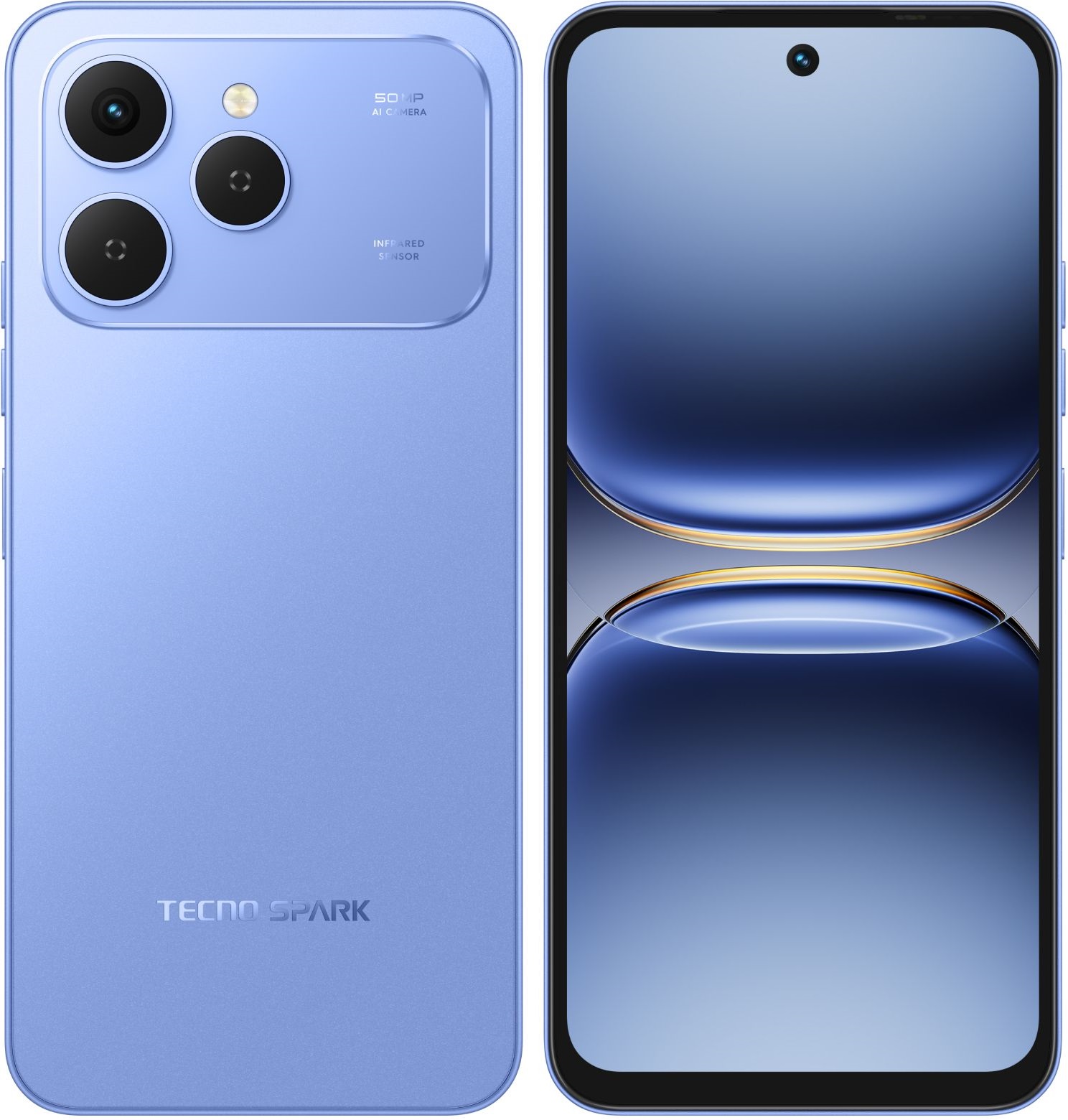 Изображение товара Смартфон Tecno Spark 40 256Гб 8Гб синий - современный телефон с мощной памятью и ярким дисплеем
