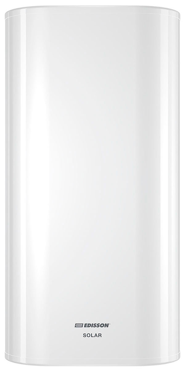 Изображение товара Водонагреватель накопительный Edisson Solar 80 V белый вертикальный из нержавеющей стали 80 л