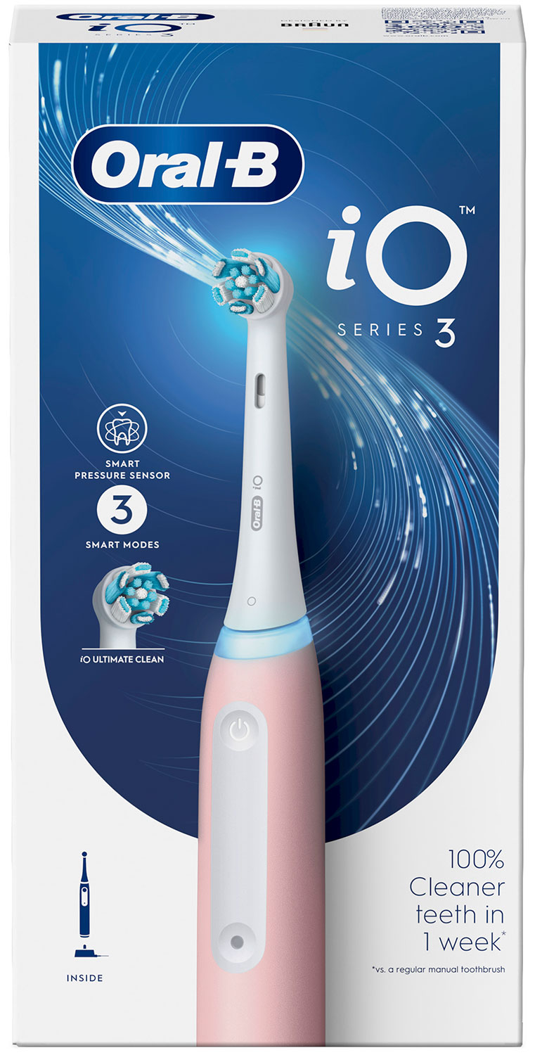 

Электрическая зубная щетка Oral-B iO S6/iOM6 Black (с насадками 4шт), Черный