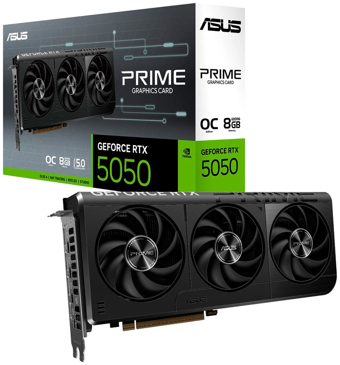Изображение товара Видеокарта Asus GeForce RTX 5050 PRIME OC 8Gb (PRIME-RTX5050-O8G)