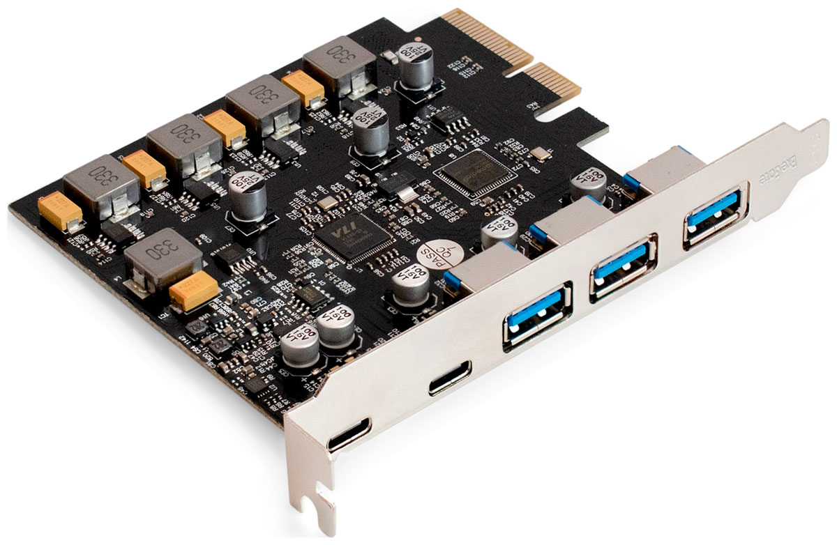 Изображение товара Контроллер ExeGate EXE-313V-3A2C 10Gbps (EX298300RUS)