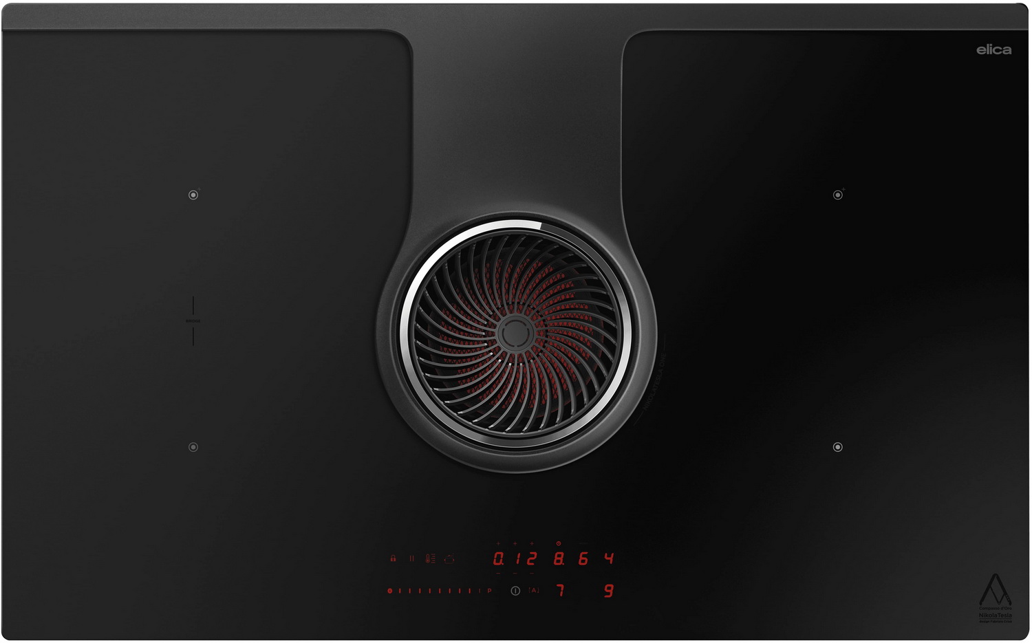 

Индукционная варочная панель со встроенной вытяжкой Elica NIKOLATESLA ONE RAW BR/A/83, Черный матовый