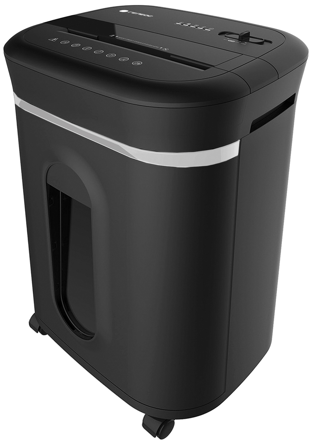 Изображение товара Уничтожитель бумаги Гелеос УМ28-5 мощный офисный шредер черный