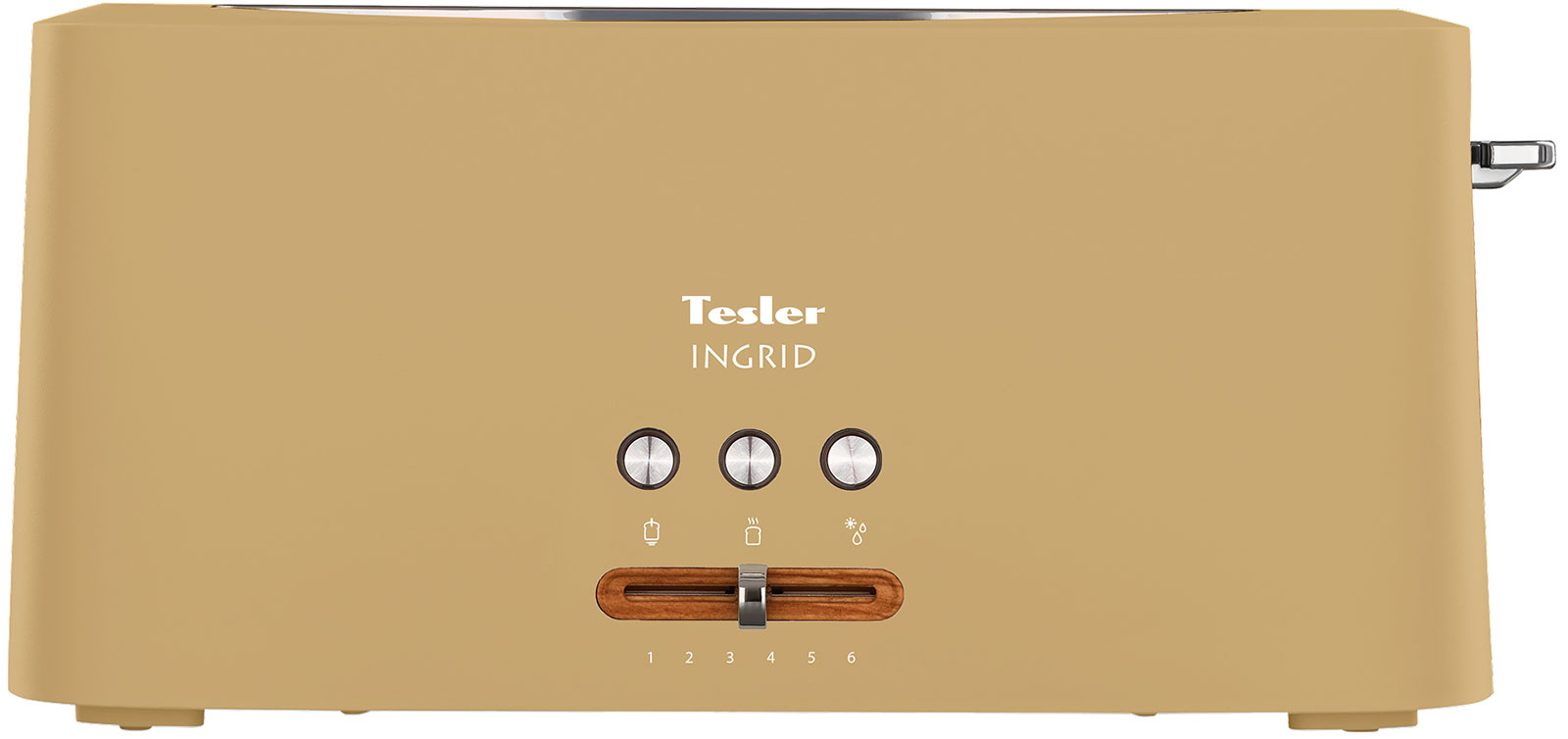 

Тостер Tesler TT-140 Ochre Yellow, Охра