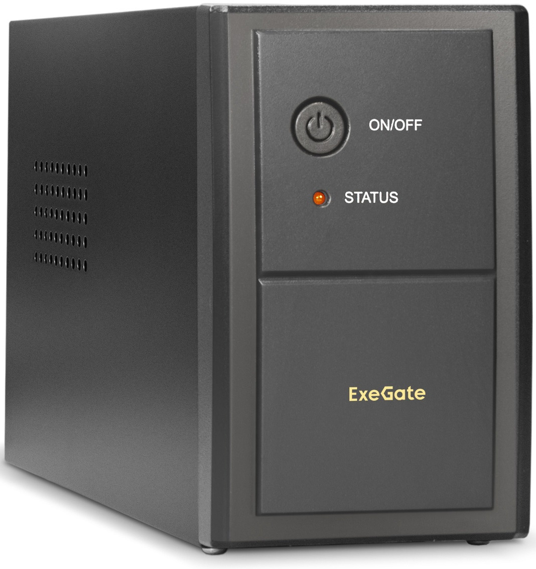 Изображение товара Источники бесперебойного питания ExeGate Power Back BNB-450.LED.AVR.2SH 450 ВА 240 Вт
