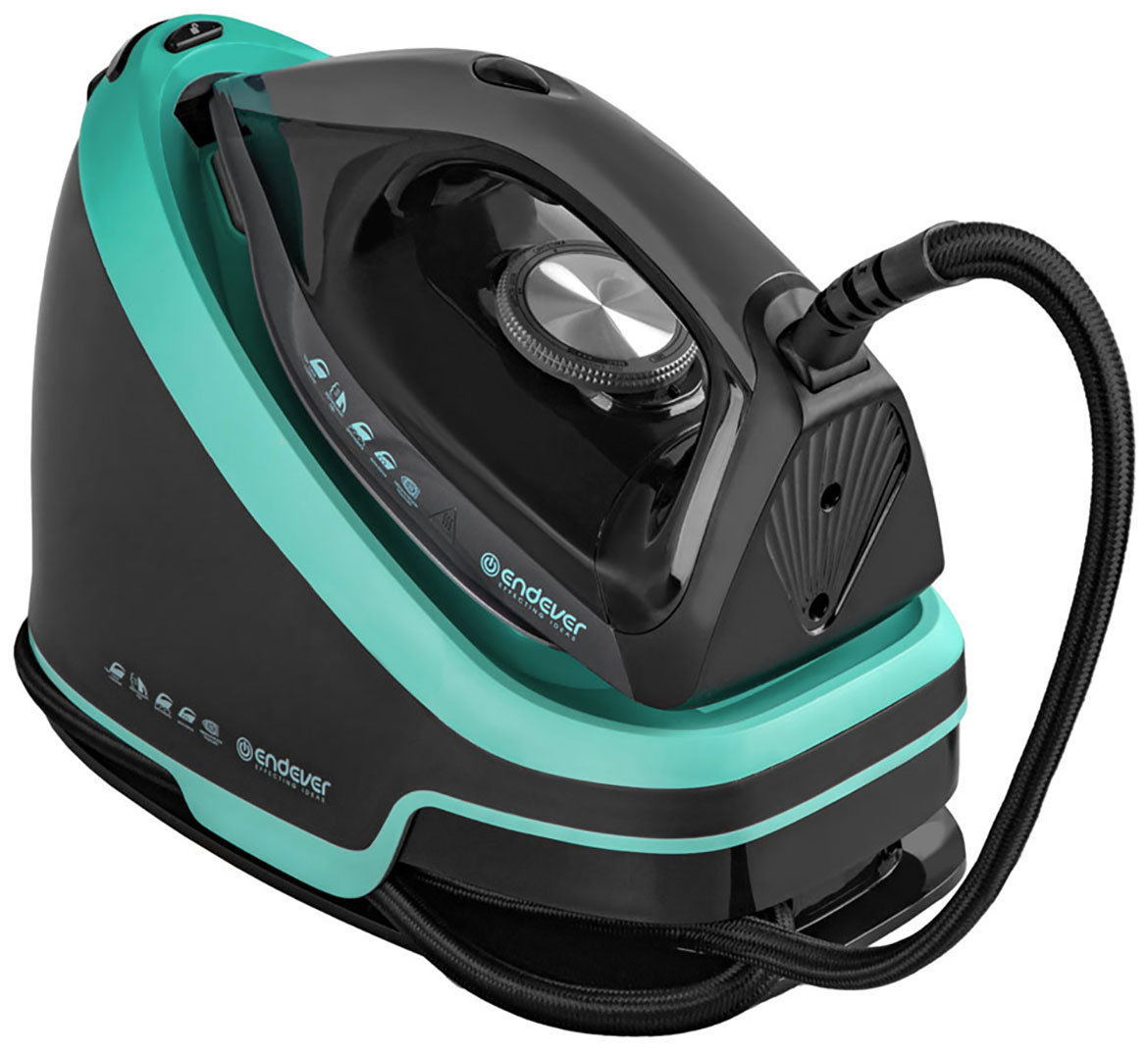 

Парогенератор Endever Delta-550, черный/мятный