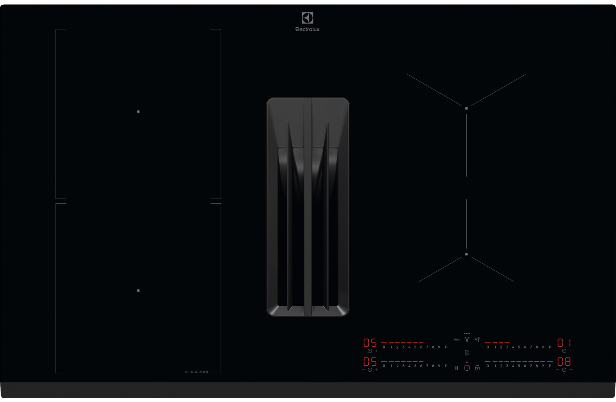 Изображение товара Индукционная варочная панель Electrolux ECC8344 с вытяжкой