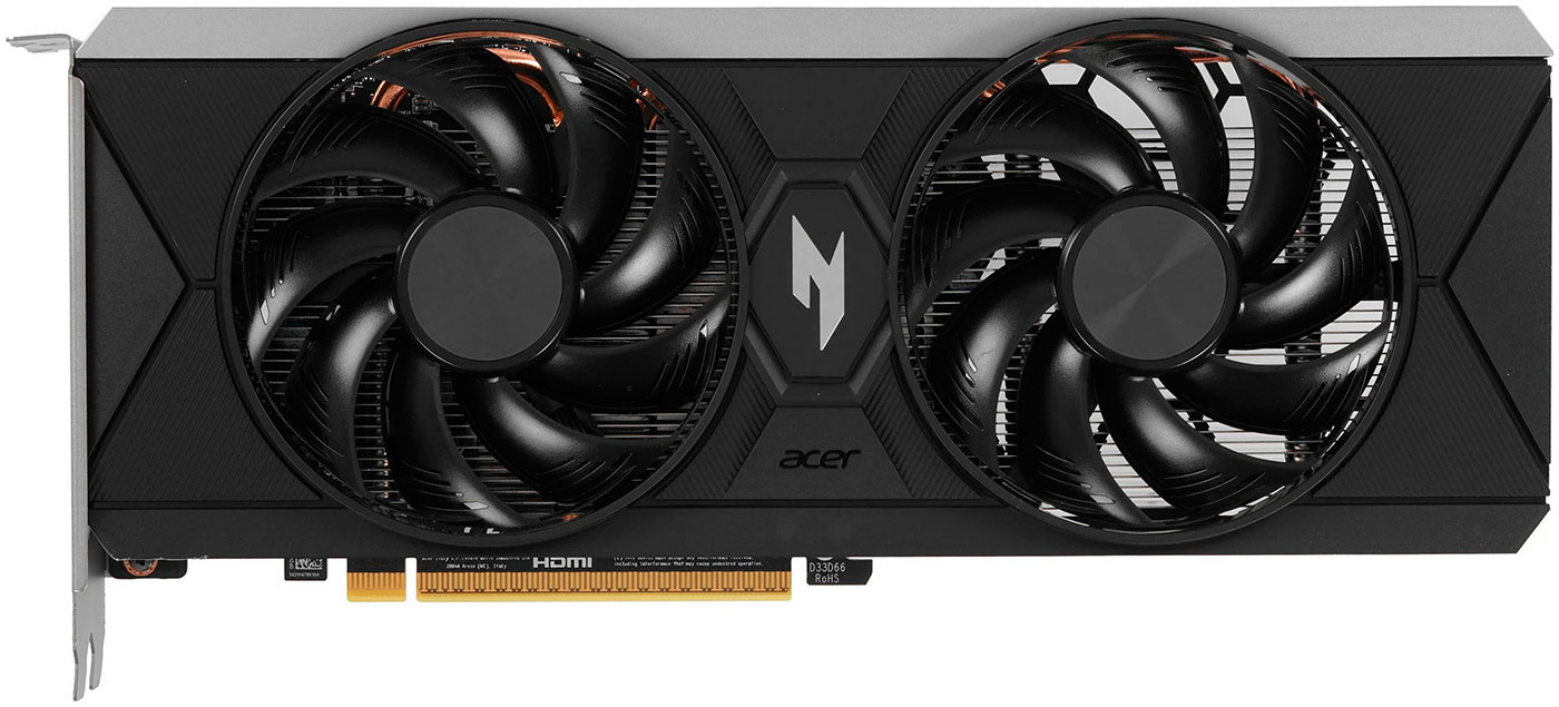 

Видеокарта Acer Radeon RX 9060 XT NITRO OC 8GB (DP.Z4UWW.P01), Черный