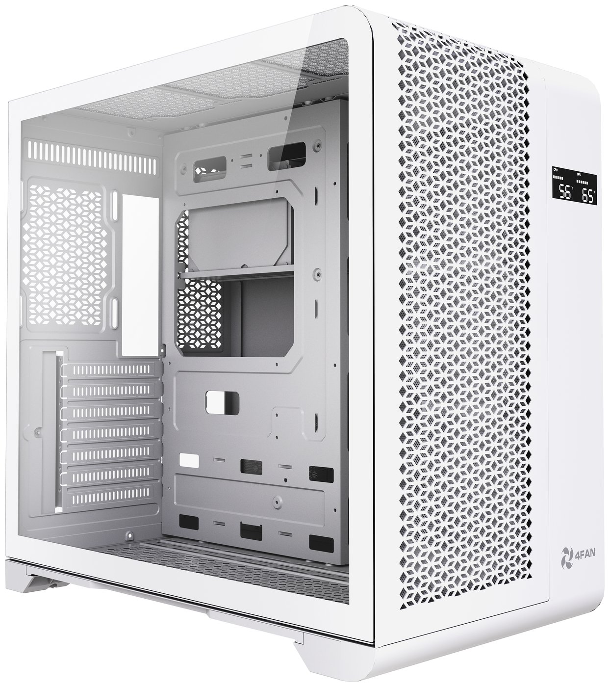 Изображение товара XZ Gigabit White — корпус Mid Tower с закалённым стеклом и 4x120 мм