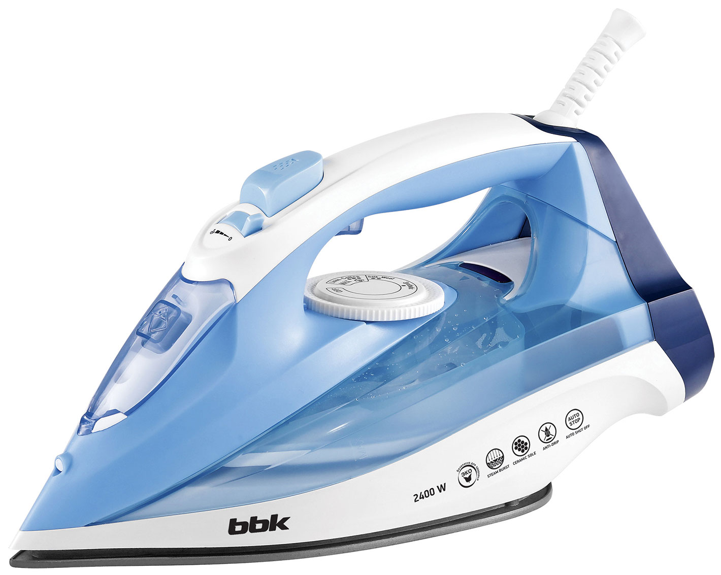 фото Утюг bbk ise-2411, голубой