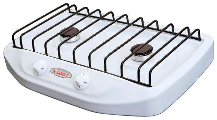 Изображение товара Настольная газовая плита Gefest Брест ПГ 700-03 2 конфорки э selection