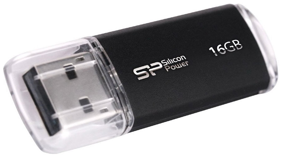 Изображение товара Флеш-накопитель Silicon Power 16 Gb ULTIMA II-I Series SP 016 GBUF2M 01 V1K USB 2.0 чёрный