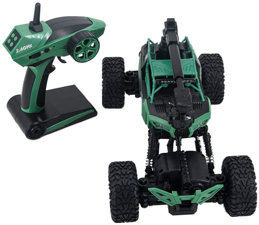 

Машина раллийная 1 Toy Драйв "Багги" на р/у, с камерой, 4WD, масштаб 1:16,(зелёный), Зеленый