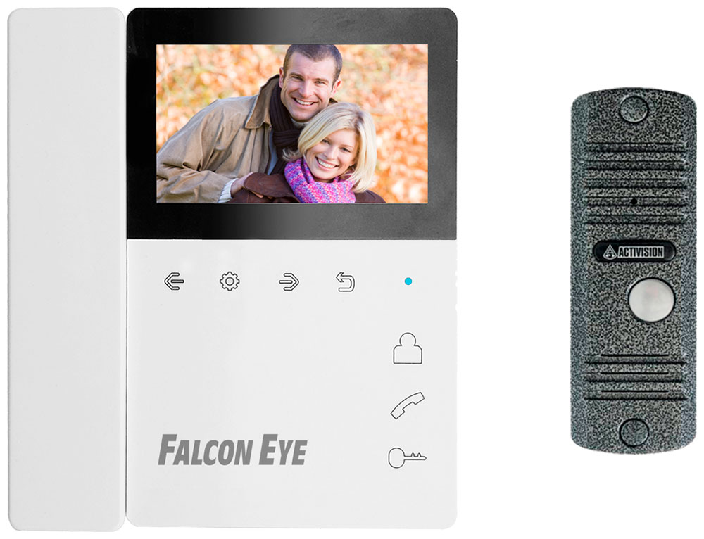 Комплект видеодомофона Falcon Eye Lira AVC-305 (PAL) Антик видеодомофон falcon eye lira avc 305 pal медь белый