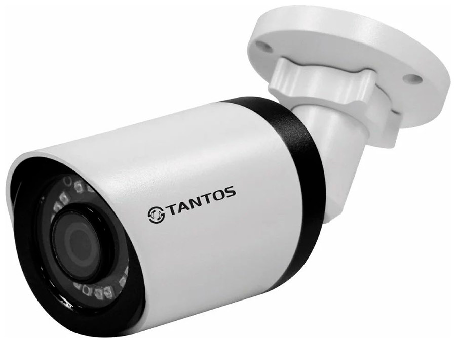 Уличная цилиндрическая видеокамера Tantos TSc-P5HDf видеокамера ip tantos tsi peco25fp 2мп уличная цилиндрическая с ик подсветкой