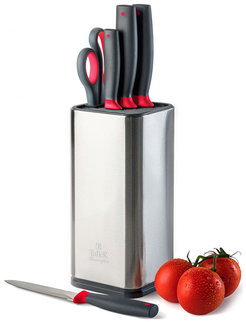 Набор ножей TalleR TR-22014 ''Беррингтон'', 6 пр. набор кухонных ножей taller tr 22009