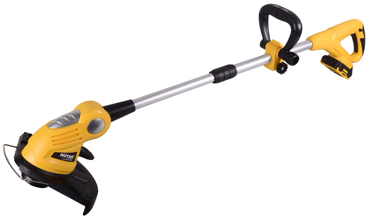 Изображение товара Аккумуляторный триммер Huter GET-20-2Li 28 см, 20V, литий-ионный