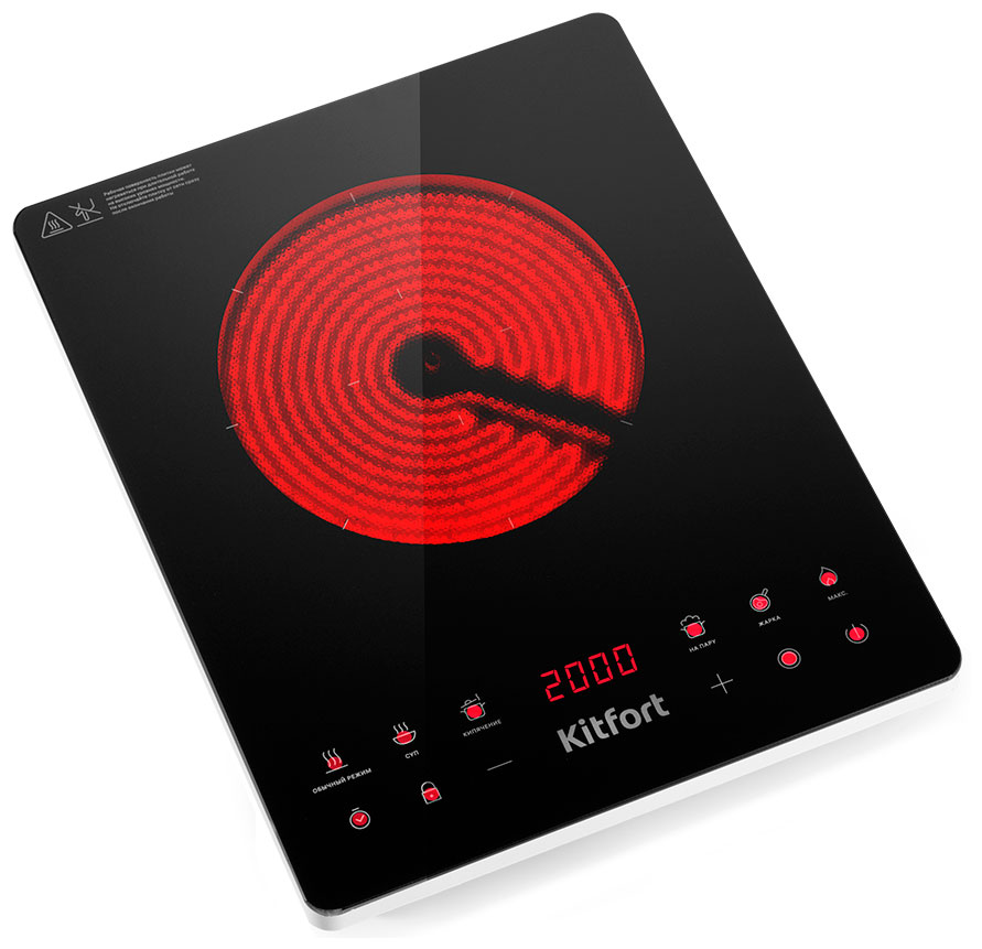 Изображение товара Настольная инфракрасная плита Kitfort КТ-140 с таймером и 4 программами