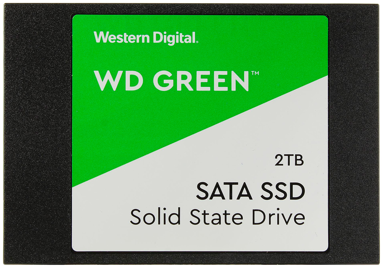 

Накопитель SSD Western Digital Original SATA III 2Tb WDS200T2G0A Green 2.5"