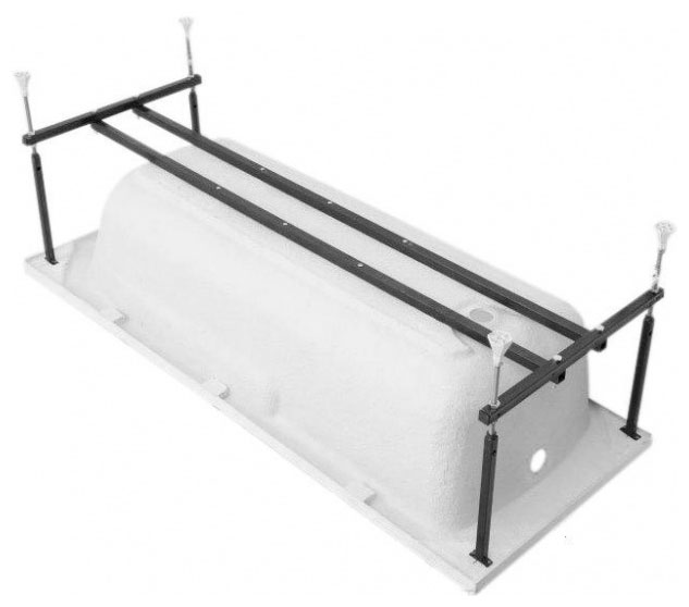 Изображение товара Каркас разборный для акриловой ванны Aquanet Extra 170 черный