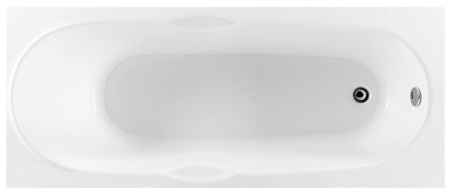 Изображение товара Акриловая ванна Aquanet Dali 170x70 белая с гидромассажем и антискользящим покрытием