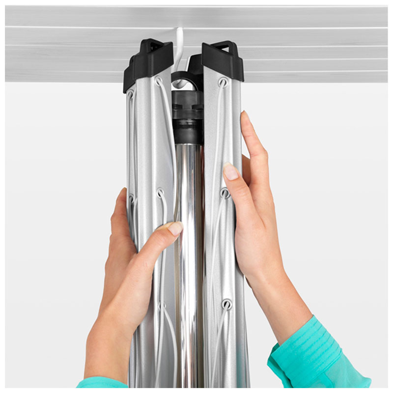 Изображение товара Сушилка для белья Brabantia "Topspinner" серый металлик 40м навески, 310768