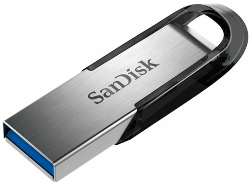 Изображение товара Флеш-накопитель Sandisk USB Flash Ultra Flair 3.0 128 Gb металл, серебро