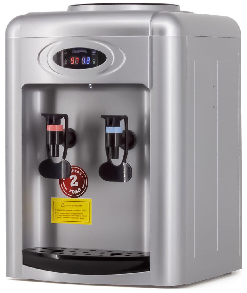 Изображение товара Настольный кулер для воды Aqua Work 0.7TDR-ST серебристый с нагревом и охлаждением