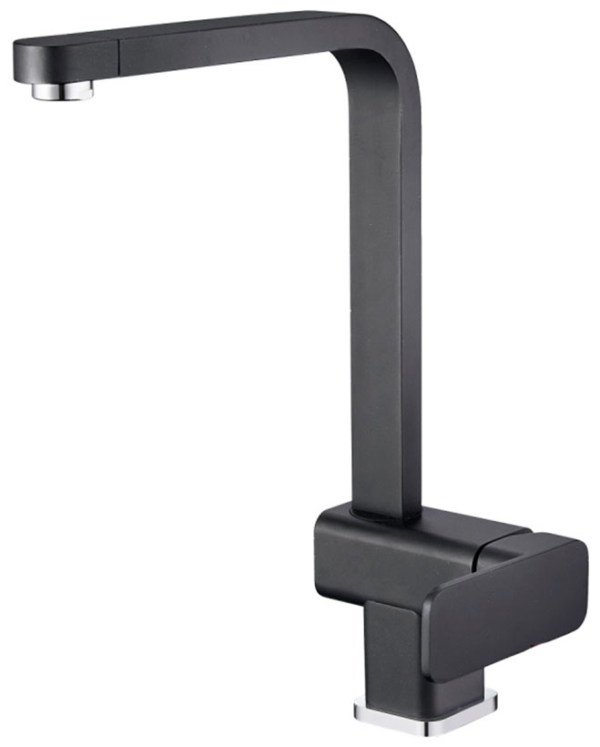 Изображение товара Кухонный смеситель Emar 3014.12 Оникс Латунь однорычажный высокого излива