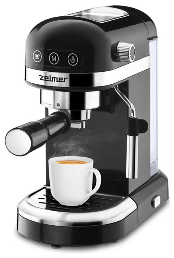 Кофеварка рожковая Zelmer EXPRESSO ZCM7295 кофеварка рожковая zelmer expresso zcm7295