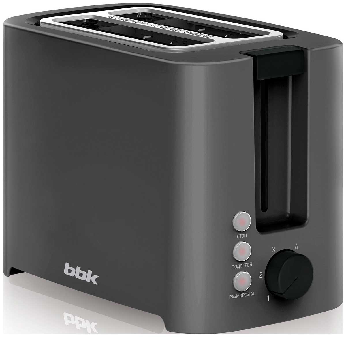 Изображение товара Тостер BBK TR81M темно-серый