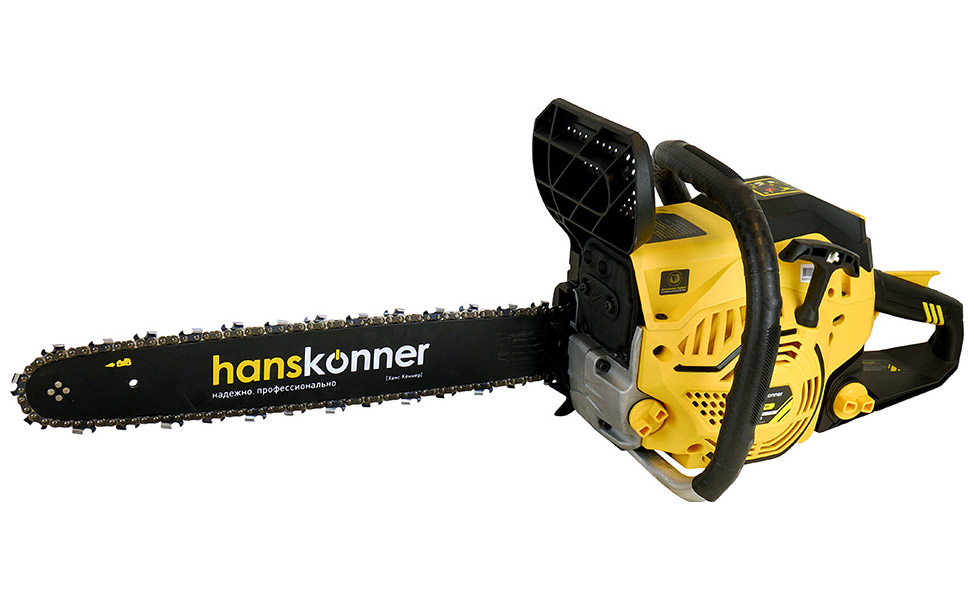Бензопила Hanskonner HGC2020 2.0 кВт / 2.7 лс 52 см3 шина 18 бензопила hanskonner hgc2218