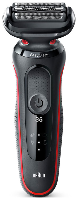 Электробритва Braun S5 51-R1000S Black/Red Wet Dry (Б0059851)