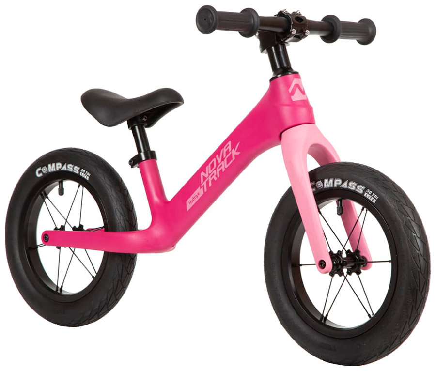 Изображение товара Беговел Novatrack 12 INDIGO пурпурный нейлон алюминиевый обод для детей 2-4 лет