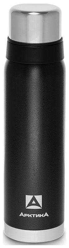 Изображение товара Термос Арктика 106-900 черный 2 чашки для горячих и холодных напитков