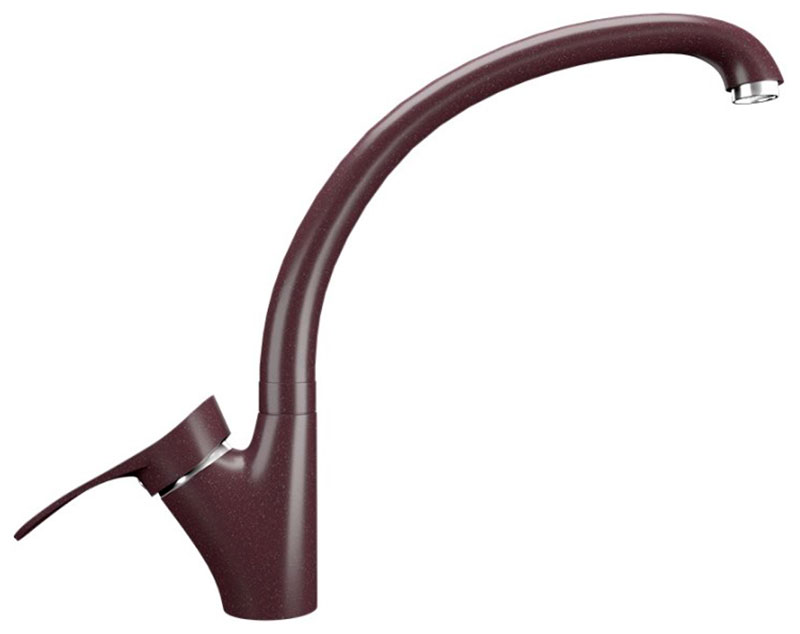 Изображение товара Смеситель для кухни Ulgran U-001 шоколад с поворотным изливом