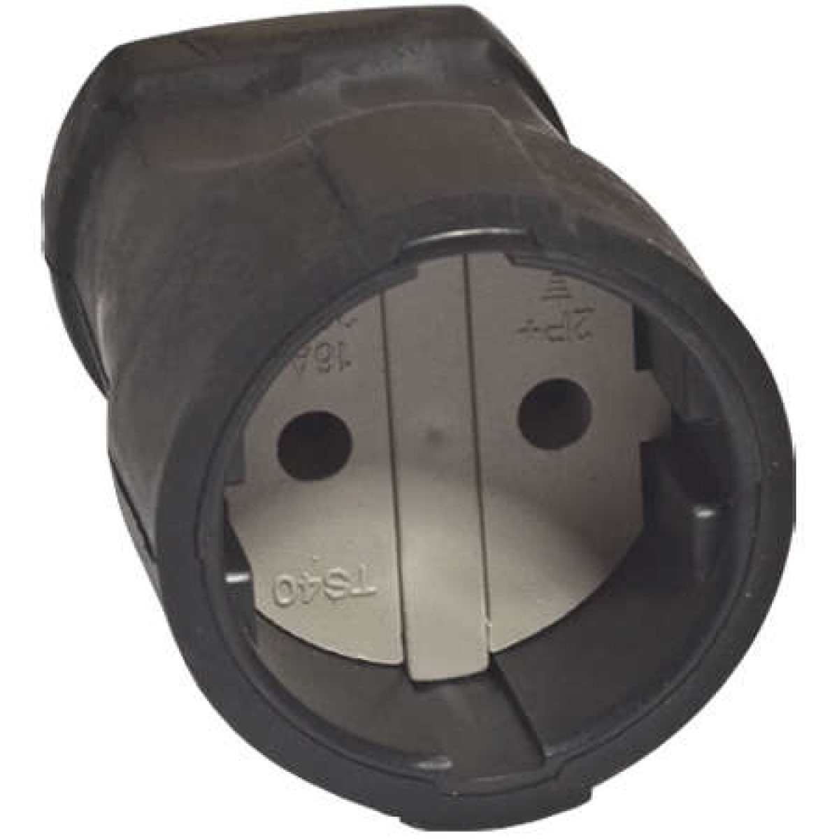 Изображение товара Универсальный электропроводной штепсель без заземления ПВХ-облив Китай