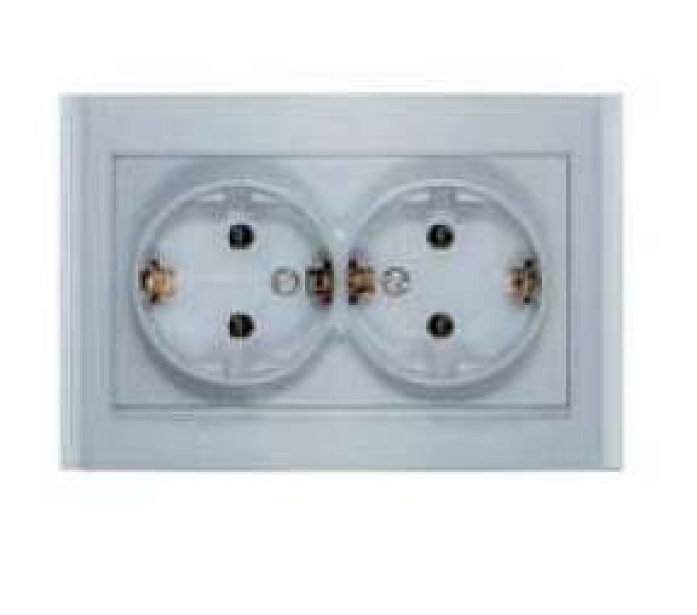 Изображение товара Розетка универсальная 2-м СП Бриллиант IP20 для внутреннего монтажа