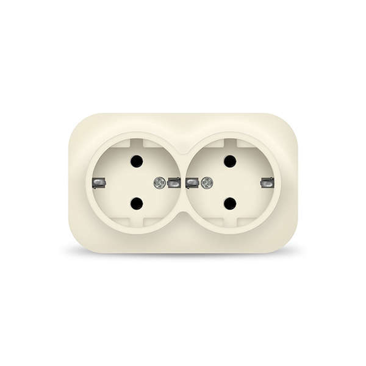 Изображение товара Розетка Ionich 2-м ОП 16А IP20 с заземлителем Китай