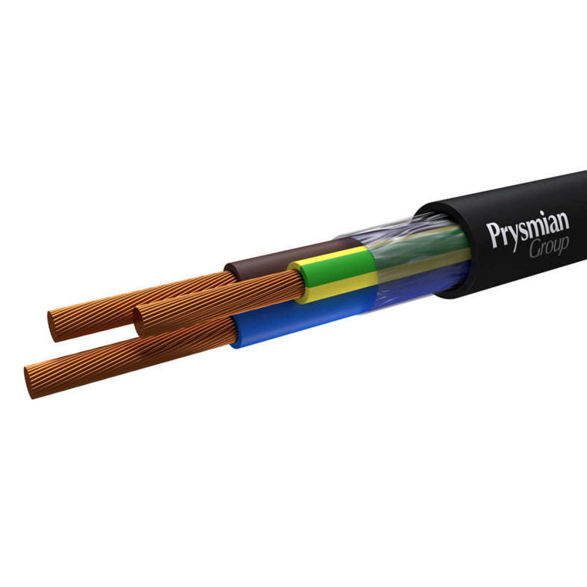 Изображение товара Кабель ПВС 3х1.5 с ПЭТ-ПЛЕНКОЙ бухта Россия