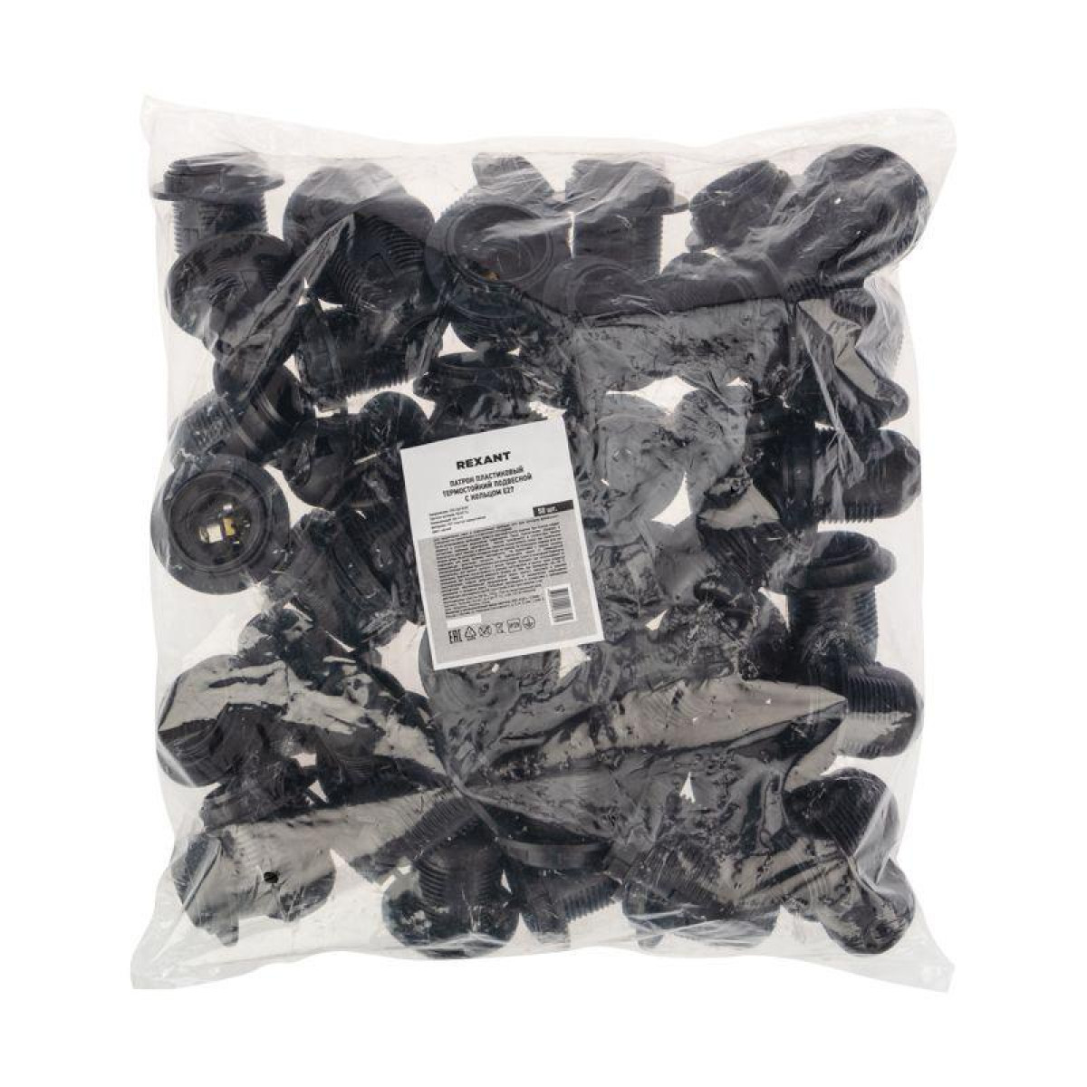 Изображение товара Патрон Rexant E27 черн.